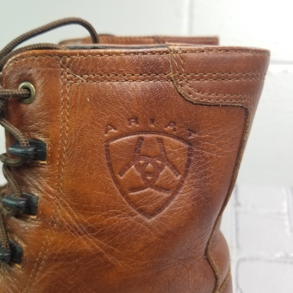 Ariat Heritage Lacer II lace up leather ropers boots - Picture 13 of 15